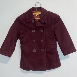 J. Crew Kids‎ XS Peacoat with Classic Design